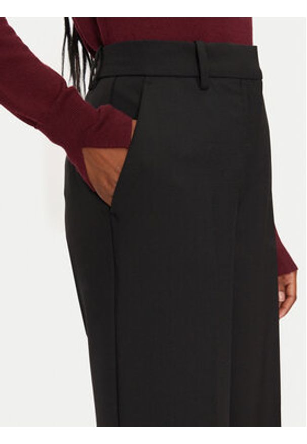 Calvin Klein Spodnie materiałowe K20K207590 Czarny Regular Fit. Kolor: czarny. Materiał: syntetyk, wełna