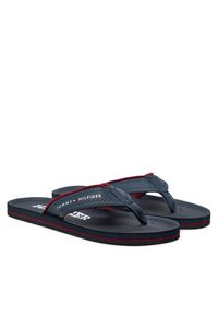 TOMMY HILFIGER - Tommy Hilfiger Japonki Comfort FM0FM05235 Niebieski. Kolor: niebieski. Materiał: syntetyk #4