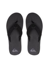 Quiksilver Japonki AQYL101323 Czarny. Kolor: czarny. Materiał: zamsz, skóra #1