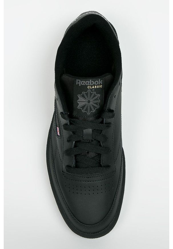 Reebok Classic - Buty Club C 85 AR0454. Nosek buta: okrągły. Zapięcie: sznurówki. Kolor: czarny. Materiał: guma. Model: Reebok Club, Reebok Classic