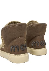 Mou Śniegowce MU.FW411001A Szary. Kolor: szary. Materiał: zamsz, skóra #6