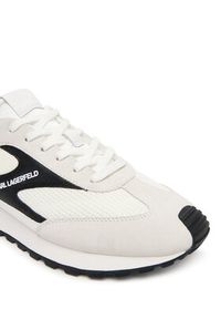 Karl Lagerfeld - KARL LAGERFELD Sneakersy KL51124E Biały. Kolor: biały. Materiał: zamsz, skóra #6