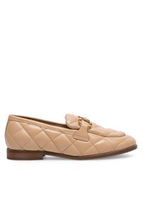 Badura Loafersy VICTORIA-05W1-042 Beżowy. Kolor: beżowy. Materiał: skóra #1