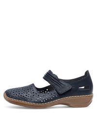 Rieker Półbuty 41399-14 Granatowy. Kolor: niebieski. Materiał: skóra #3