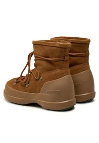 Moon Boot Śniegowce Luna Boot Suede 80D2480030 Brązowy. Kolor: brązowy. Materiał: skóra, zamsz