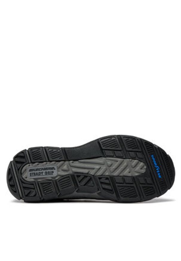 skechers - Skechers Sneakersy Respected Elgin 204810/BLK Czarny. Kolor: czarny. Materiał: materiał