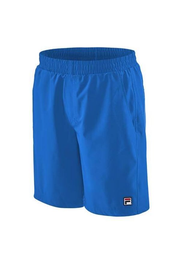 Spodnie treningowe męskie Fila Santana. Kolor: niebieski. Materiał: dresówka