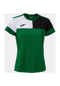 Damska koszulka Joma Camiseta Manga Sky Zielono-Czarna XS. Kolor: wielokolorowy, biały, czarny, zielony. Sport: piłka nożna #1
