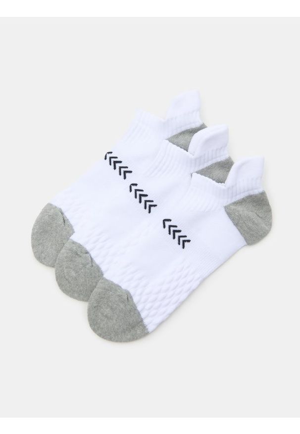 Sinsay - Skarpetki 3 pack - biały. Kolor: biały