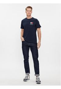 Tommy Jeans Komplet 2 t-shirtów DM0DM18862 Czarny Slim Fit. Kolor: czarny. Materiał: bawełna