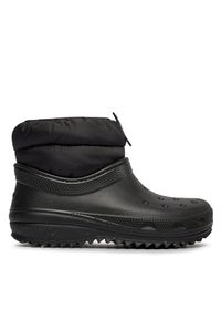 Crocs Botki Classic Neo Puff Shorty Boot W 207311 Czarny. Kolor: czarny