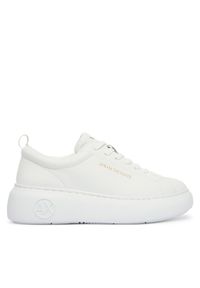 Armani Exchange Sneakersy XW002790 AF11912 U0002 Biały. Kolor: biały. Materiał: skóra #1