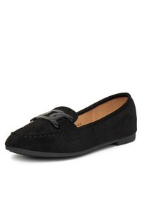 DeeZee Loafersy LE601-41 Czarny. Kolor: czarny. Materiał: materiał #7