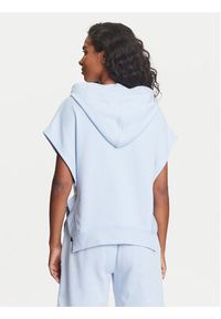 Emporio Armani Underwear Bluza EW000498 AF10882 U9273 Błękitny Loose Fit. Kolor: niebieski. Materiał: syntetyk, bawełna #2