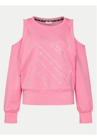 Liu Jo Sport Bluza TA4170 FS090 Różowy Regular Fit. Kolor: różowy. Materiał: bawełna. Styl: sportowy