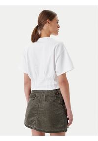 Alpha Industries T-Shirt Waisted 148070 Biały Regular Fit. Kolor: biały. Materiał: bawełna #4