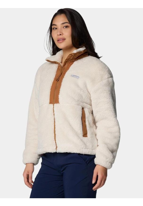 columbia - Bluza Polarowa Damska Columbia Boundless Discovery Sherpa II. Kolor: wielokolorowy, beżowy, brązowy. Materiał: polar