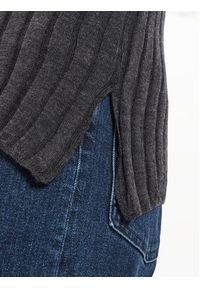 IVY & OAK - IVY OAK Sweter Kacy Rose IO113151 Szary Slim Fit. Kolor: szary. Materiał: wełna #3