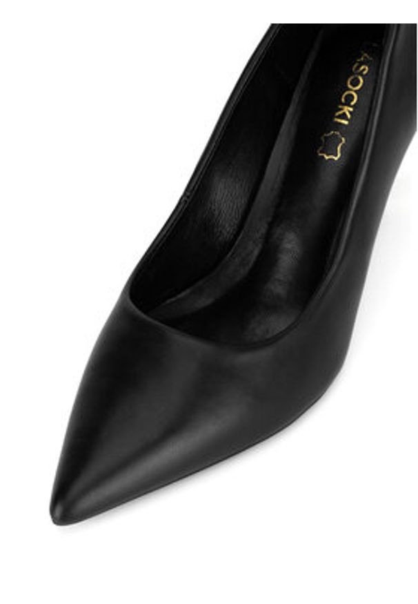 Lasocki Szpilki HY7708-1 Czarny. Kolor: czarny. Materiał: skóra. Obcas: na szpilce