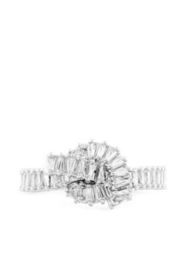 Swarovski Pierścionek Matrix 5727119 Srebrny. Materiał: metalowe. Kolor: srebrny