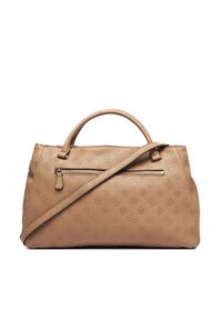 Guess Torebka Ella Logo HWPD97 46060 Beżowy ciemny. Kolor: beżowy. Materiał: skórzane #3