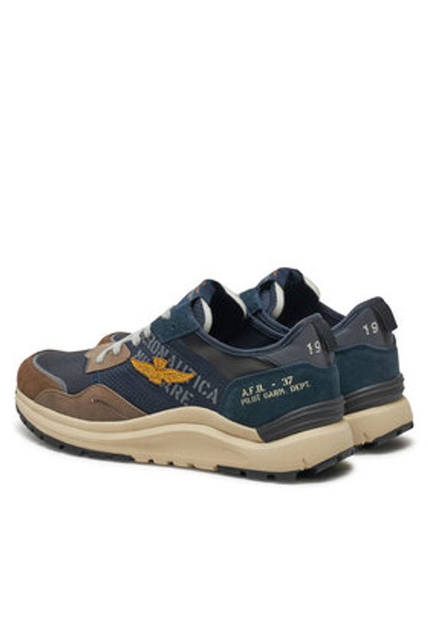 Niebieskie sneakersy Aeronautica Militare