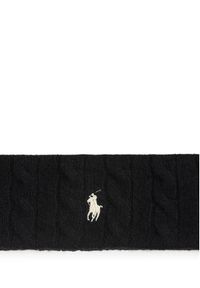 Polo Ralph Lauren Opaska 455981426001 Czarny. Kolor: czarny. Materiał: wełna, materiał #3