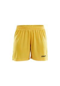 Spodnie treningowe damskie Craft Squad Solid. Kolor: żółty. Sport: fitness #1