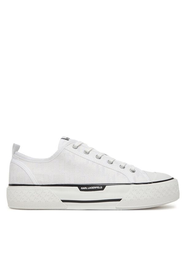 Karl Lagerfeld - KARL LAGERFELD Trampki KL50425 Biały. Kolor: biały. Materiał: materiał