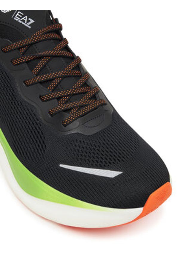 EA7 Emporio Armani Sneakersy X8X246 XK443 MZ213 Czarny. Kolor: czarny. Materiał: materiał