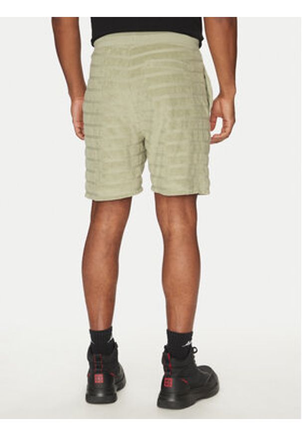 Hugo - HUGO Szorty sportowe Dutowel 50535289 Zielony Relaxed Fit. Kolor: zielony. Materiał: bawełna. Styl: sportowy