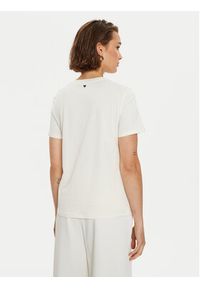 Weekend Max Mara T-Shirt 2425976031 Écru Regular Fit. Materiał: bawełna #3