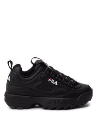 Fila Sneakersy Disruptor Low Wmn 1010302.12V Czarny. Kolor: czarny. Materiał: materiał