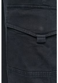 Jack & Jones Spodnie męskie kolor granatowy. Okazja: na co dzień. Kolor: niebieski. Materiał: tkanina. Wzór: gładki. Styl: casual