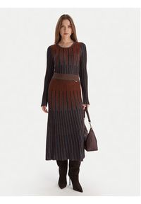 Fracomina Spódnica midi FS25WG4002K558Q7 Kolorowy Regular Fit. Materiał: syntetyk. Wzór: kolorowy #5