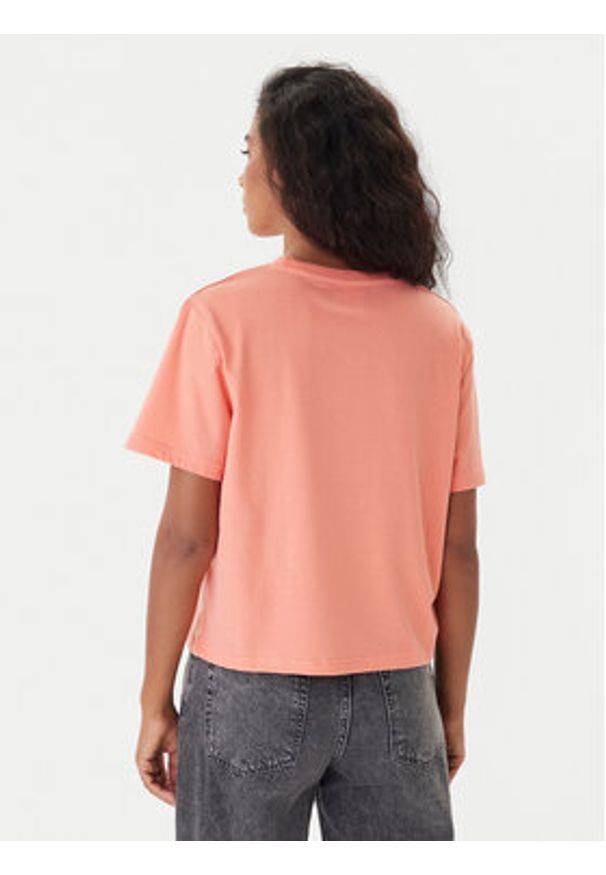 Kappa T-Shirt Frega 351M1KW Pomarańczowy Regular Fit. Kolor: pomarańczowy. Materiał: bawełna