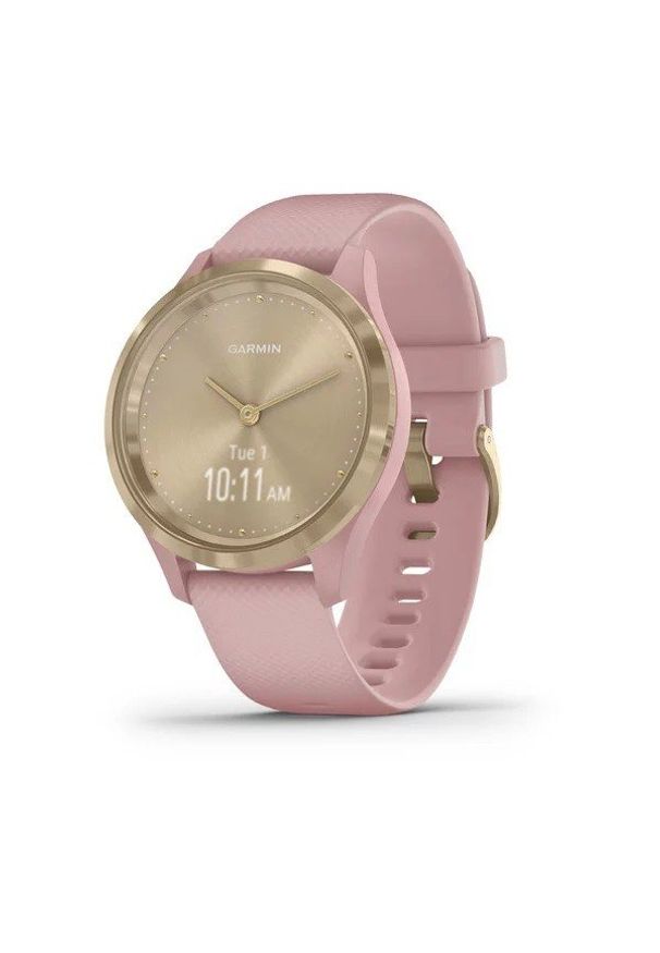 GARMIN - Zegarek sportowy Garmin Vivomove 3S różowy. Rodzaj zegarka: analogowe. Kolor: różowy. Styl: sportowy