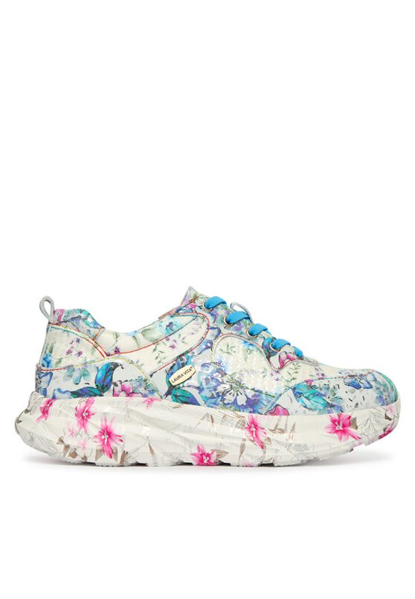 Laura Vita Sneakersy Sofiao 07 Niebieski. Kolor: niebieski. Materiał: skóra