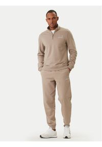 EA7 Emporio Armani Dres 7M001317 AF13512 U6167 Beżowy Regular Fit. Kolor: beżowy. Materiał: bawełna #1