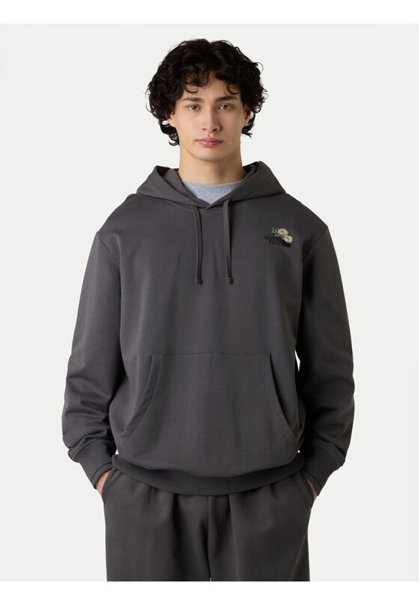 The North Face Bluza Dome Flower NF0A8EGZ Szary Regular Fit. Kolor: szary. Materiał: bawełna