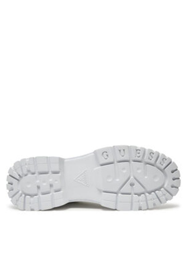 Guess Sneakersy Palermo Low FMFPLO ELE13 Biały. Kolor: biały. Materiał: skóra