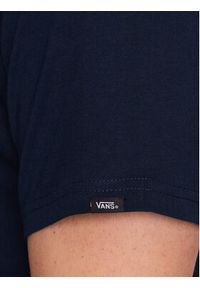 Vans T-Shirt Left Chest Logo VN0A3CZE Granatowy Classic Fit. Kolor: niebieski. Materiał: bawełna #4