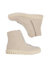 Rieker Trzewiki Y3420-61 Beżowy. Kolor: beżowy. Materiał: materiał #3