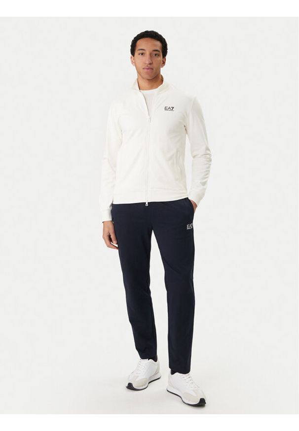 EA7 Emporio Armani Dres 8NPV61 PJVRZ M0036 Granatowy Regular Fit. Kolor: niebieski. Materiał: bawełna