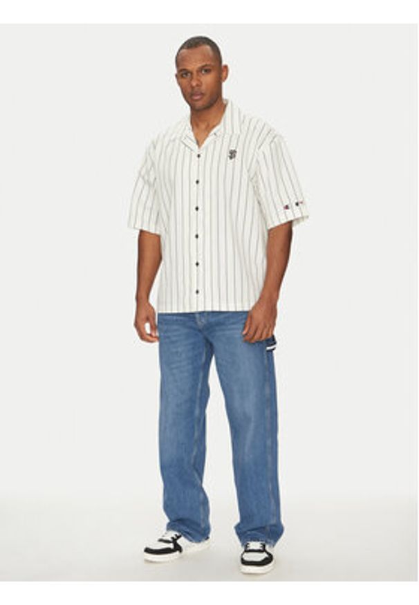 Champion Koszula 221041 Écru Regular Fit. Materiał: bawełna