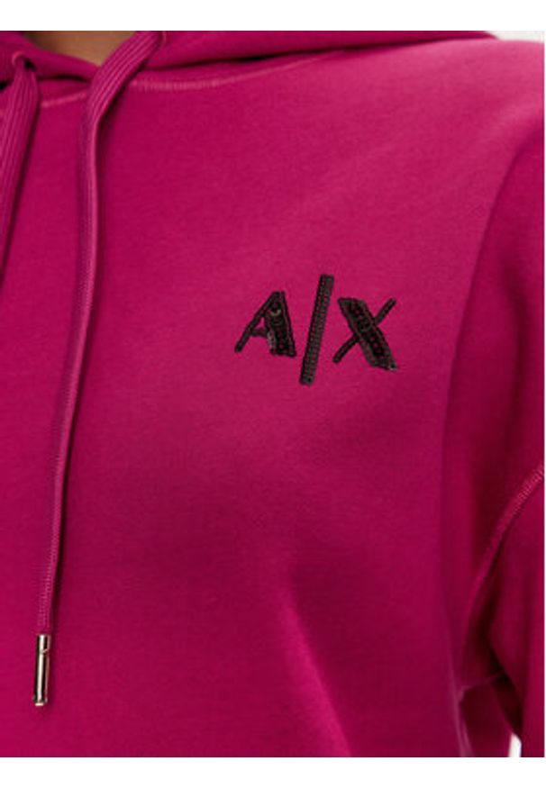 Armani Exchange Bluza XW000031 AF10249 UA256 Różowy Regular Fit. Kolor: różowy. Materiał: bawełna