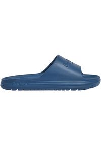 Klapki Pepe Jeans Beach Slide M P, Mężczyźni. Kolor: niebieski. Materiał: syntetyk, materiał. Sport: pływanie, fitness