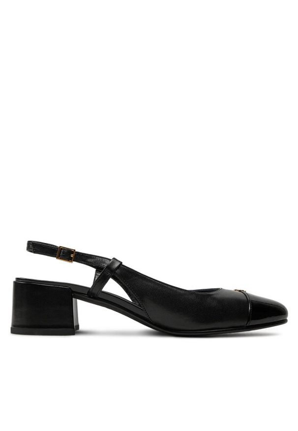 Tory Burch Czółenka 160284 Czarny. Kolor: czarny. Materiał: skóra