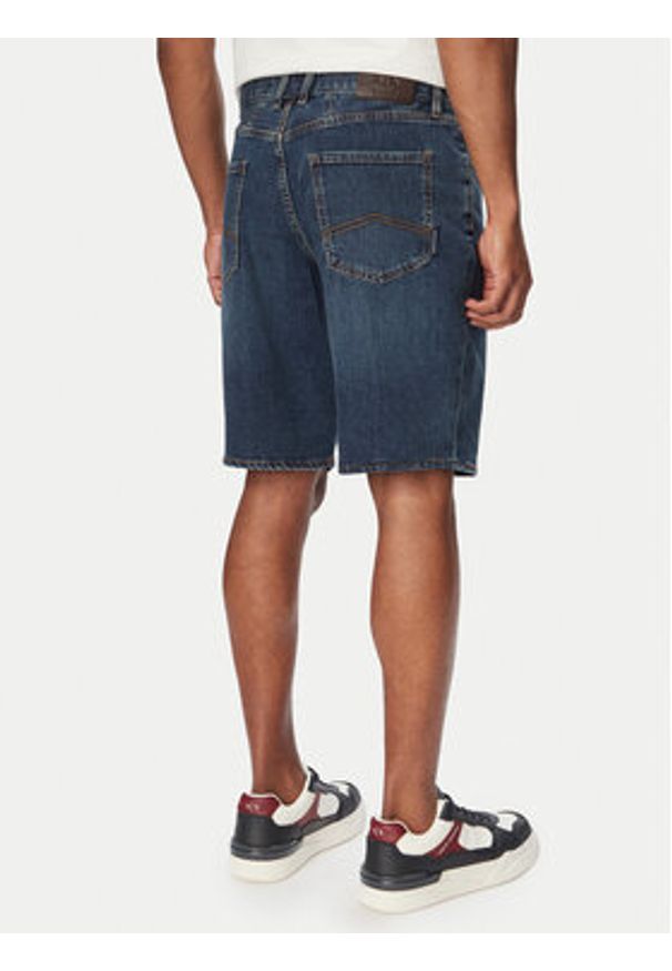 Armani Exchange Szorty jeansowe XM000073 AF24463 MB001 Granatowy Comfort Fit. Kolor: niebieski. Materiał: bawełna