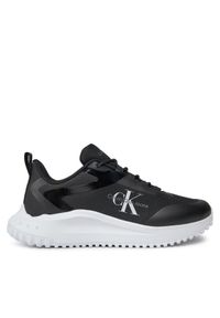 Calvin Klein Jeans Sneakersy Eva Runner Low Lace Mix Ml Wn YW0YW01442 Czarny. Kolor: czarny. Materiał: materiał